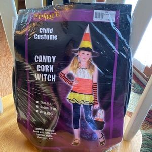 Girl’s size 8 to 10 Spirit Candy corn costume
